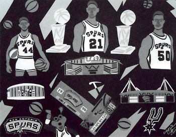 San Antonio Spurs:  Then & Now