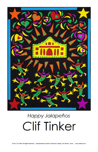 HAPPY JALAPEÑOS POSTER