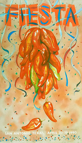 FIESTA 1990 POSTER