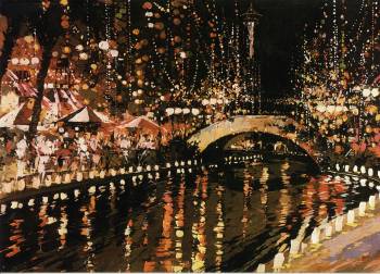 Christmas - San Antonio River Print